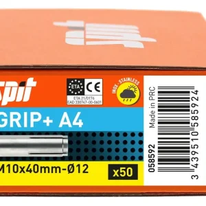 Lage Prijs Spit Grip+ Slaganker M10x40 Inox A4