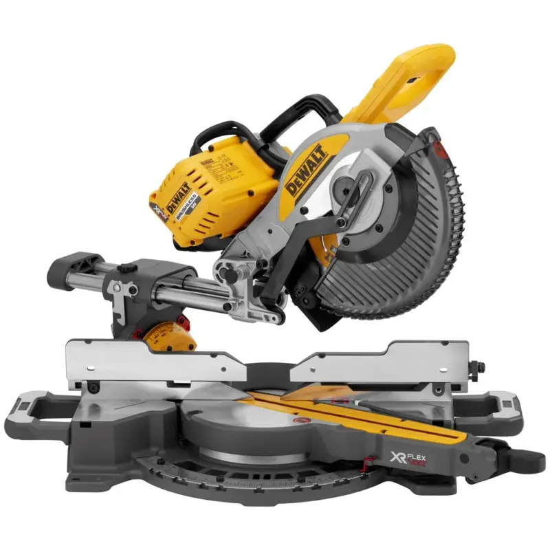 Topkwaliteit DeWalt DCS727N-XJ 54V XR Flexvolt Afkort/Verstekzaag 250mm (accu afkortzaag)