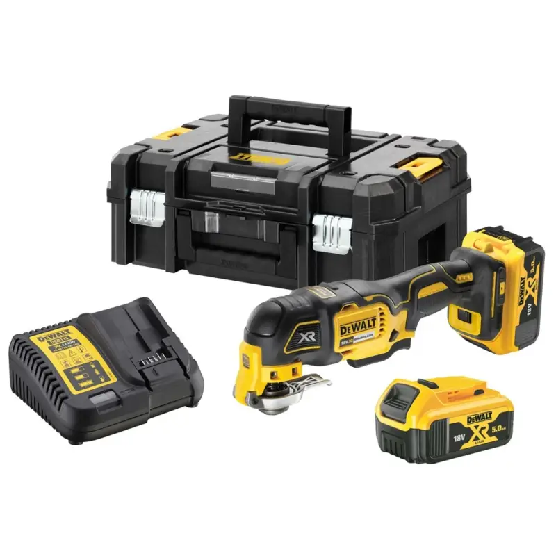 Direct Verzonden DeWalt DCS356P2-QW 18V XR Oscillerende Multitool met 3 snelheden