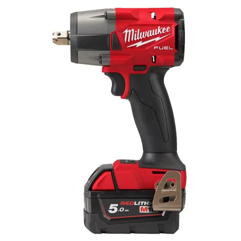 Aanbieding Milwaukee M18 FMTIW2P12-502X 1/2" Slagmoersleutel met Verende Borgpen - 5Ah 18V (accu slagmoersleutel)