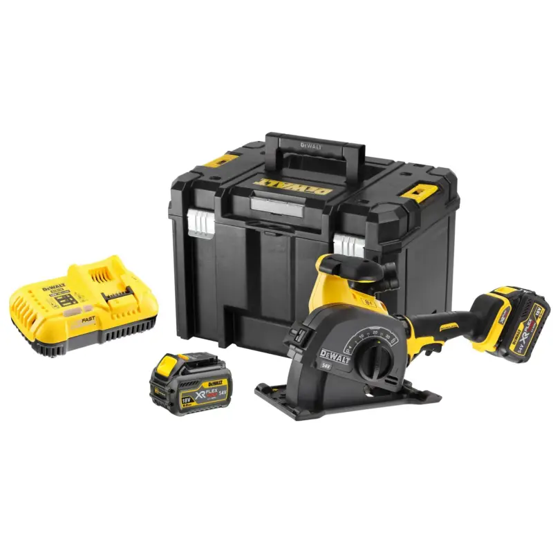 DeWalt DCG200T2-QW 54V XR FLEXVOLT sleuvenfrees / muurfrees 125mm Lage Kosten
