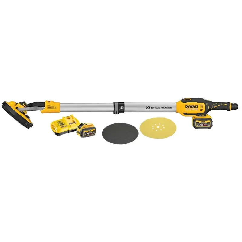 DeWalt DCE800T2-QW 18V XR Langnekschuurmachine 225mm (accu schuurmachine) Gereduceerde Prijs