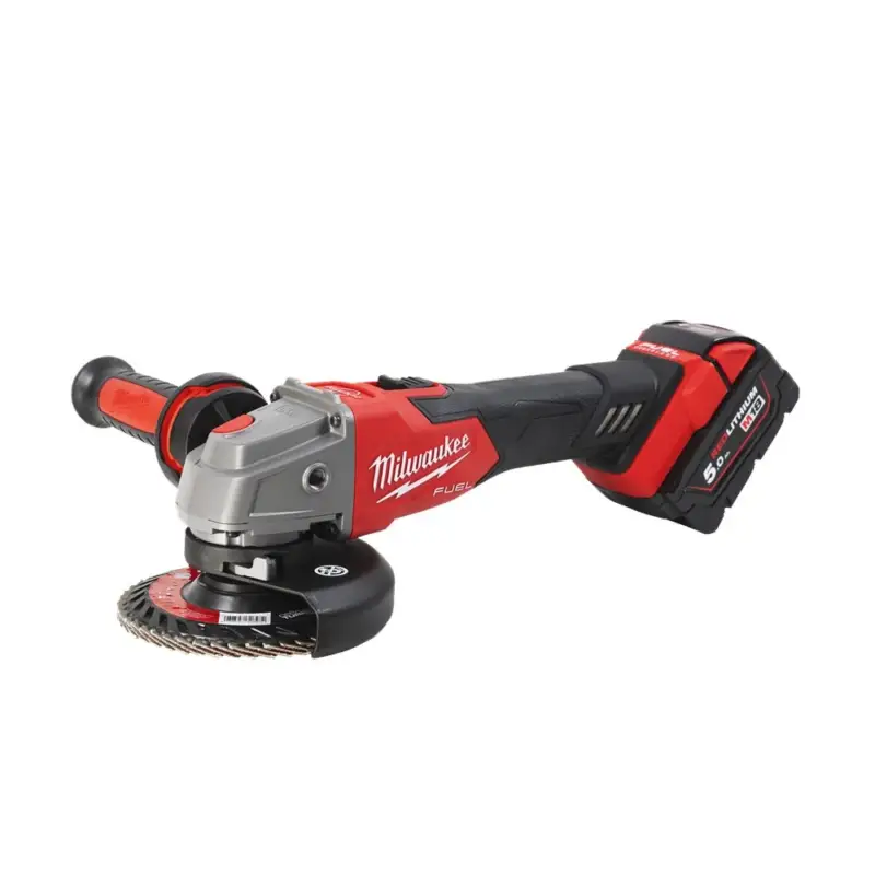 Luxe Milwaukee M18 FSAG125XB-502X FUEL Haakse Slijpmachine - 5Ah 18V