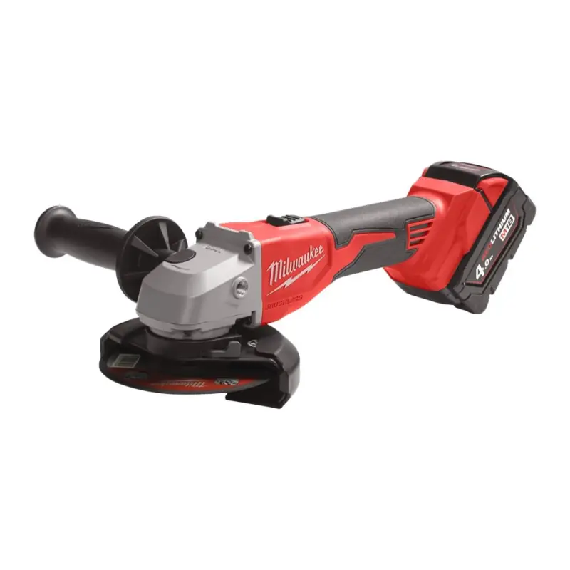 Milwaukee M18 BLSAG125X-402X Koolborstelloze Haakse Slijper- 4Ah 18V Gratis Verzending