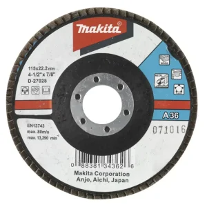 Beste Prijs Makita Lamellenschuurschijf 125X22 K36 - D-27078