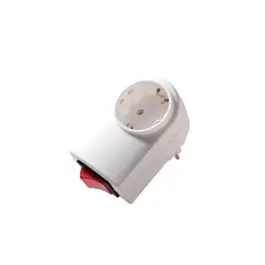Dagaanbieding Martin Kaiser - adapter plug - kalkwit - MK VERLICHTING VERLICHTING STEK RANDAARDE SCHAKELAAR SHUTTER - stekker