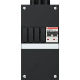 ABB Installatiedozen en -kasten 1x 16A/30mA, 1-fase Installatiekast Betrouwbaar