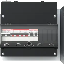 Aanbieding ABB Installatiedozen en -kasten Keukenverdeler Hoofdschakelaar 2x 1-fase Fornuisgroep 2x B16A 2x Flexo