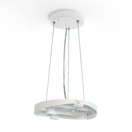Betaalbaar Prolumia Prodisc Helios, Ophangset incl. kabel L 125 cm, wit