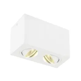 SLV TRILEDO Double led indoor plafondopbouwlamp wit - 1300lm - 14W - 3000K - IP20 - 16x85cm Bestseller