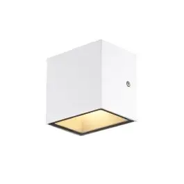 SLV SITRA CUBE WL, led outdoor wand- en plafondopbouwlamp, wit, IP65, 3000 Groothandel