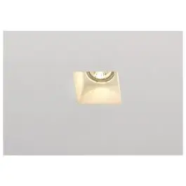 Budget SLV PLASTRA Downlight GU10 rechthoekig wit gips - 35W - IP20