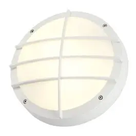 Actieprijs SLV BULAN GRID wandarmatuur rond wit E27 - 85x28cm - IP44