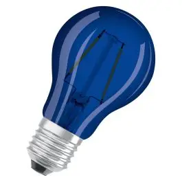 Alleen Vandaag OSRAM LED STAR DÉCOR CLASSIC A Blue E27 - 10lm - 2.5W - 9000K - IP20