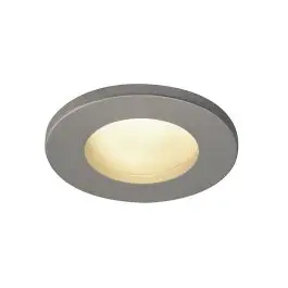 Trendy SLV DOLIX OUT QPAR51 rond zilvergrijs LED uitwisselbaar - 50W - IP65