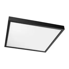 Finale Uitverkoop Prolumia Pro-Ceiling opbouw LED niet uitwisselbaar 596x596x48mm zwart - 3300lm - 40W - 3000K - IP40