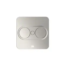 Bachmann Twist 2 inbouw stopcontacten vierkant RVS 12x12cm - IP20 Favoriet