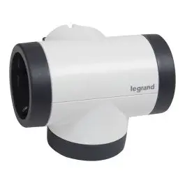 Dagaanbieding Legrand DOMINO DRAAIBAAR 2X2P+A contactdozen zwart - IP20