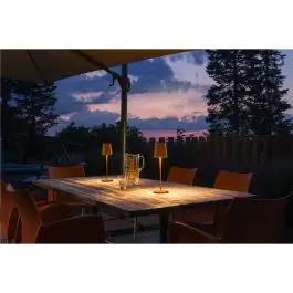 Superprijs SLV VINOLINA TWO, tafelarmatuur, accu, IP65, 2200/2700/3000K, TOUCH, roest