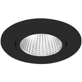 Beste Prijs LumiParts LED spot Cuckoo rond kantelbaar zwart 88cm - 520lm - 8.4W - 3000K - IP20