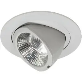 Bestseller LUMIPARTS LED spot Pivo medium SLM1208 grijs 4000K CRI>80 - 3850lm - 26W - 4000K - IP20