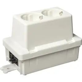 Aanbieding ABB Installatiedozen en -kasten hafobox 3620GST T S 2-V WCD GST18 VOEDING TREK tafelcontadoos grijs