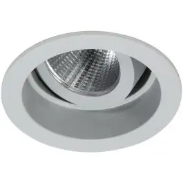 Beperkte Voorraad LumiParts LED spot Fondo rond kantelbaar verdiept grijs - 700lm - 9W - 3000K - IP44