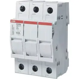 Professioneel ABB Componenten Zekeringhouder 3 polig 32A Doorgebrande zekering indicatie LED - IP20