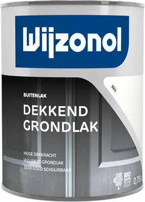 Wijzonol dekkend grondlak wit 750ml Beperkte Voorraad