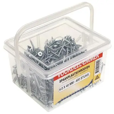 Emmer Spaanplaatschroeven Vz 4.0X40Mm 400St Merkproduct
