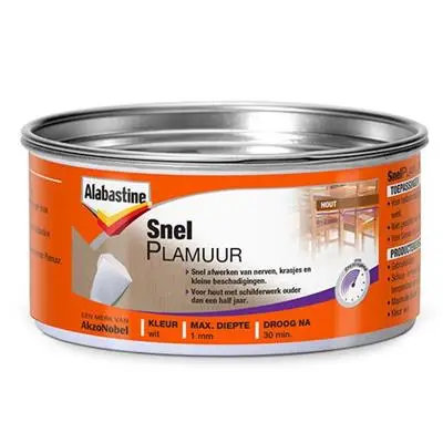 Alabastine snelplamuur 400 gr Fabrieksprijs