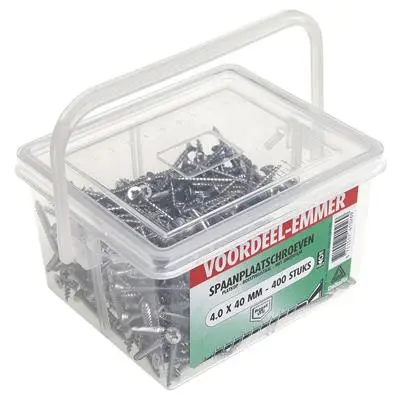 Emmer Spaanplaatschroeven Rvs 4.0X40Mm 400St Nu Kopen