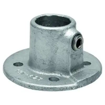 Ambachtelijk Steigerbuis Ø 27 mm verbinder voetplaat