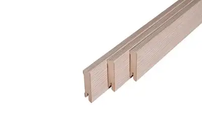 125 MDF Muurplint Nevada Oak (15 x 60 mm. Lengte: 240 cm) Laatste Versie