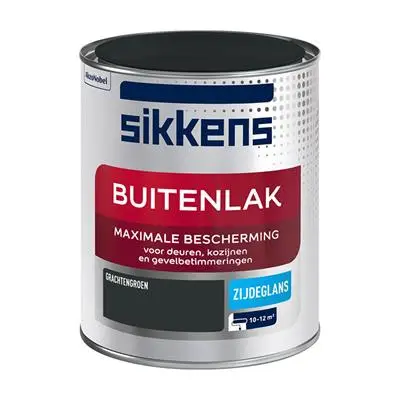 Aanbieding Sikkens Buitenlak zijdeglans grachtengroen 750 ml