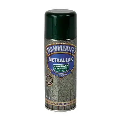 Aanbieding Hammerite Hamerslag Donkergroen H138 400 Ml