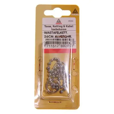 Wast.Ketting Mess.Verch 26 Cm 1 St. Superprijs