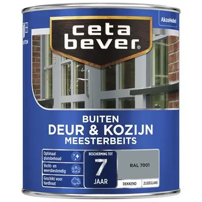 Alleen Vandaag Cetabever Dekkend Meesterbeits Deur & Kozijn Ral 7001 750 Ml