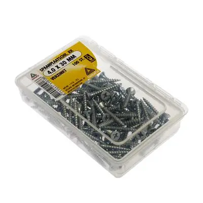 Actieprijs Spaanplaatschroef Kk Verzinkt 4.0X30 100 St