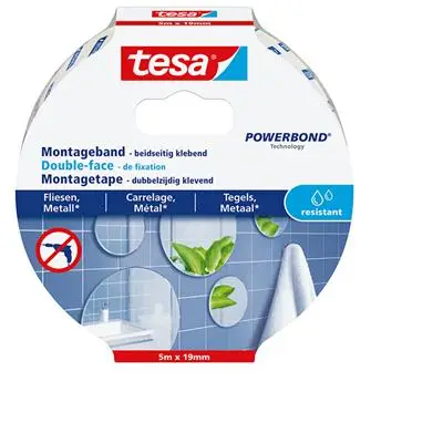 Actieprijs Tesa powerbond tegel&metaal 5m 19mm