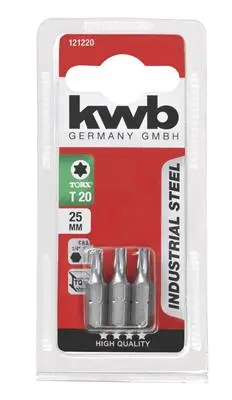3 Schroefbits 25mm Torx 20 Veilige Betaling