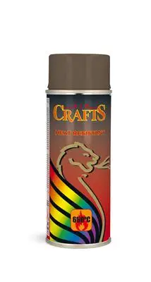 AC HITTEBESTENDIG ANTRACIET 400ML Nieuw