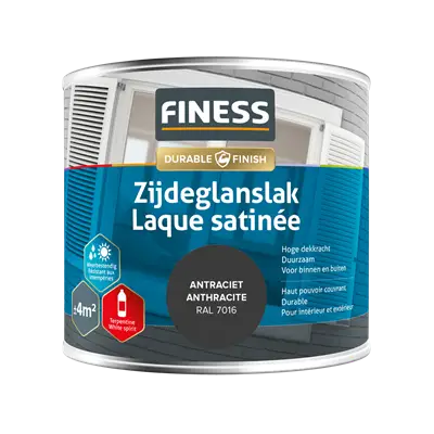 Zijdeglanslak Antraciet grijs (RAL 7016) 250 ml Beste Prijs