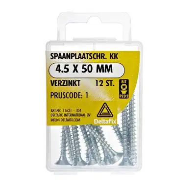 Actieprijs Spaanplaatschroef Kk Verzinkt 4.5X50 12 St