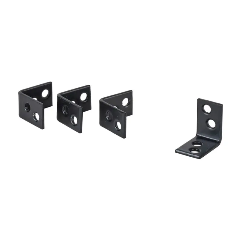 Wereldwijde Verzending Stoelhoek - 25 mm - Zwart (4 stuks)