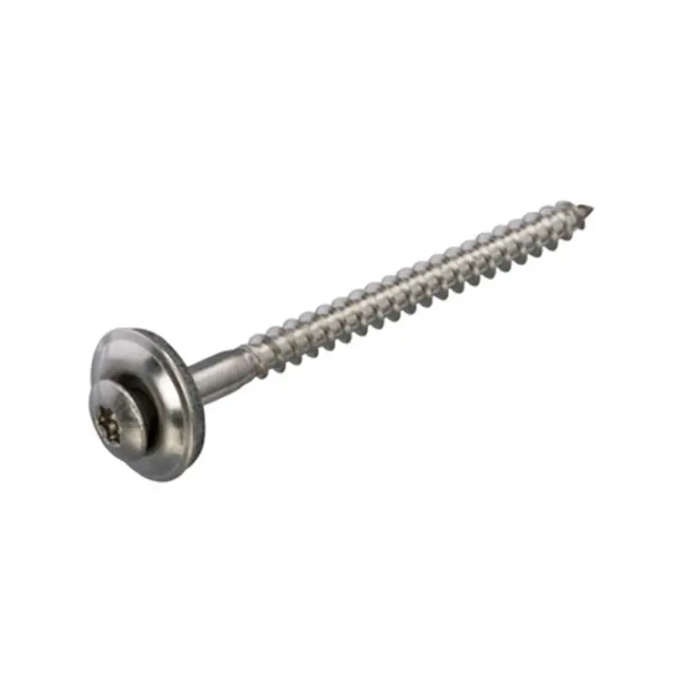 Spenglerschroeven - Torx 20 - EPDM-ring - 4,5 x 120mm - RVS - Deeldraad (100 stuks) Weekendaanbieding