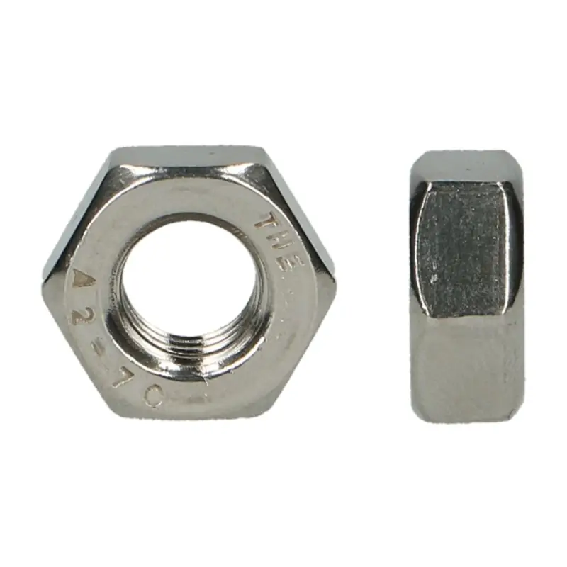 Zeskantmoer - M6 - A2-70 Gecoat - RVS (200 stuks) Fabrieksprijs