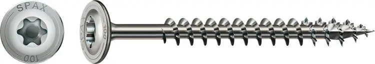 Gratis Retour Spax - Tellerkopschroeven - Torx 30 - 6,0 x 100mm - Deeldraad - WIROX (100 stuks)