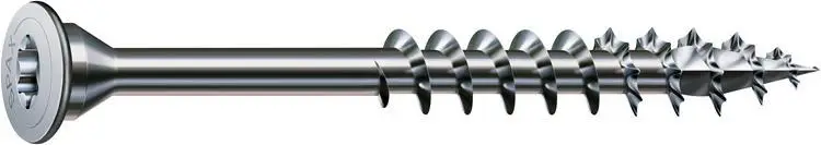 Premium Spax - Constructieschroeven - Torx 20 Vlakke Discukop - 5 x 107mm - Deeldraad - WIROX (150 stuks)