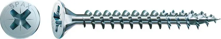 Gratis Retour Spax - Spaanplaatschroeven - Pozidrive 2 Platkop - 3,5 x 20mm - Voldraad - WIROX (200 stuks)